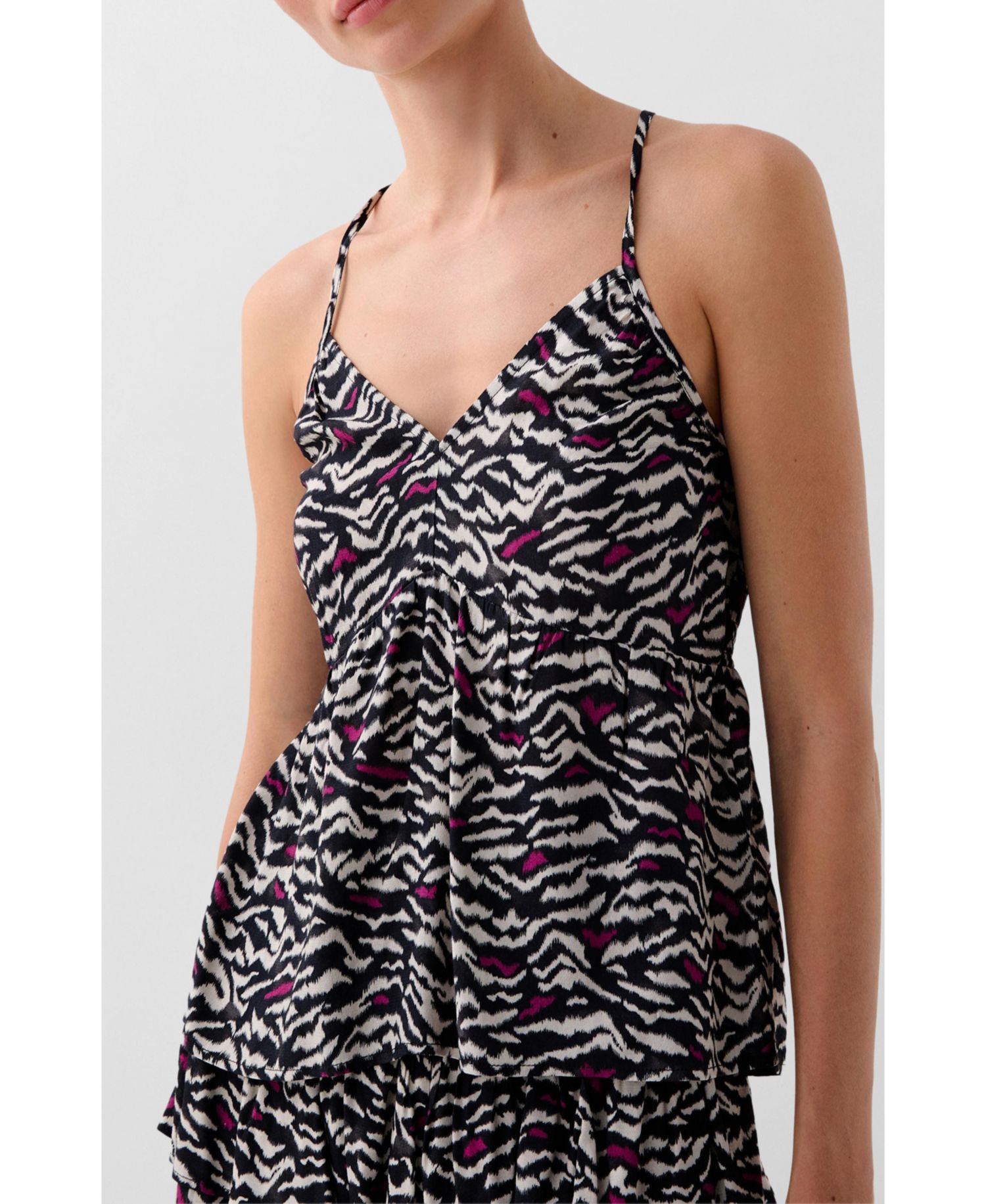 Women's Ruffle Mini Top