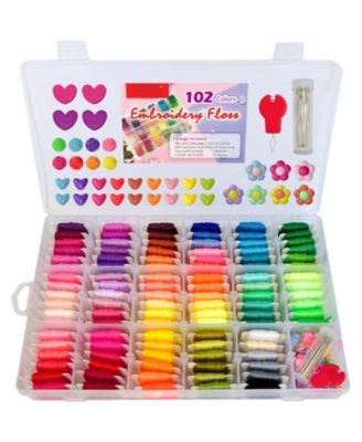 102 Embroidery Floss Cross Stitch Thread Craft Kit