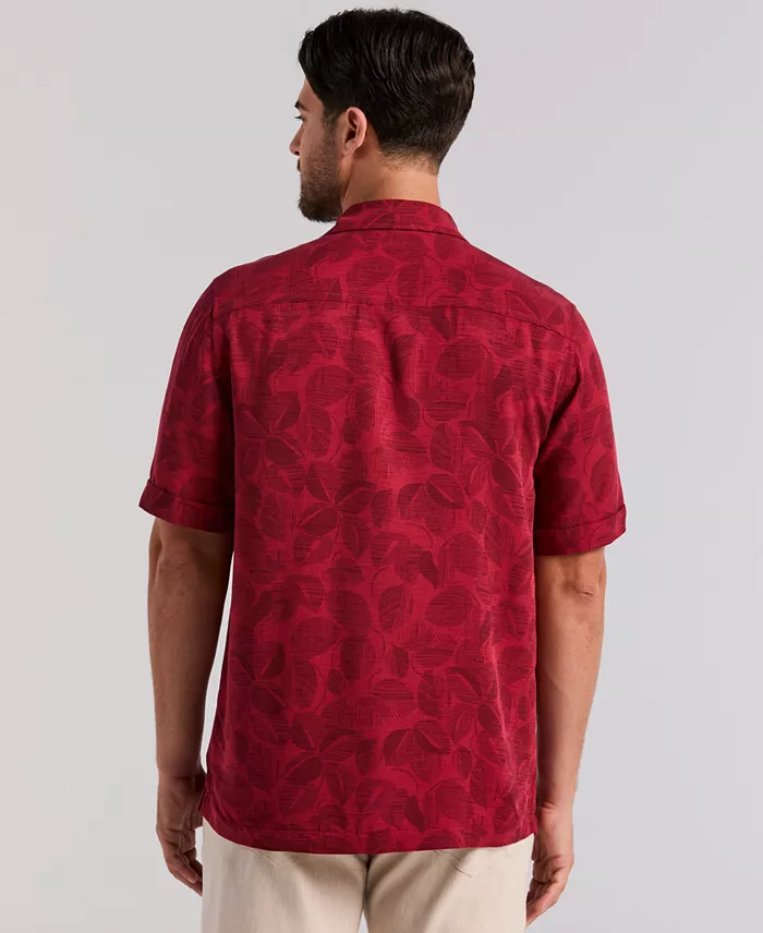 Men's Tonal Floral Print Shirt - thumbnail 5