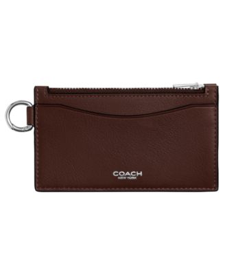 Men's Zip Card Case Wallet