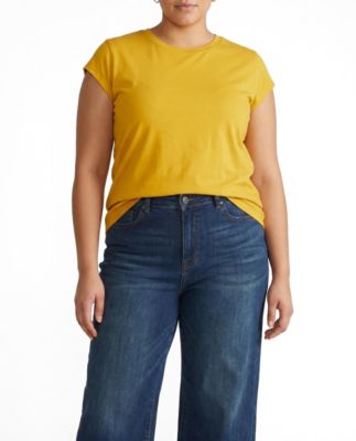 Plus Size Ashley Cap Sleeve Tee
