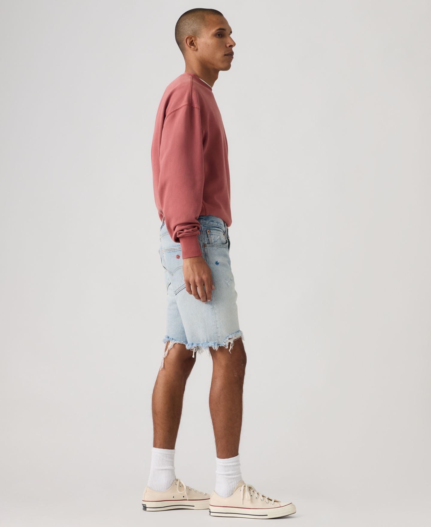Мужские шорты Levi's 501™ Original Hemmed Stretch 9" Jean, цвет: Fix My Car — фото 3