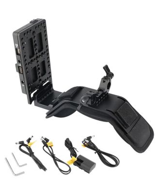 Shoulder Mount with V-Lock Power Splitter and 15mm Dual-Rod Clamp