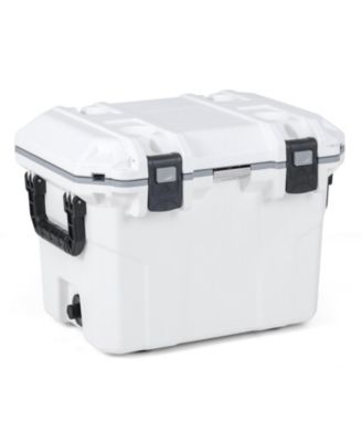 53-Quart Ultra-Light Injection Molded Hard Ice Chest, Heavy-Duty Portable Cooler for Camping