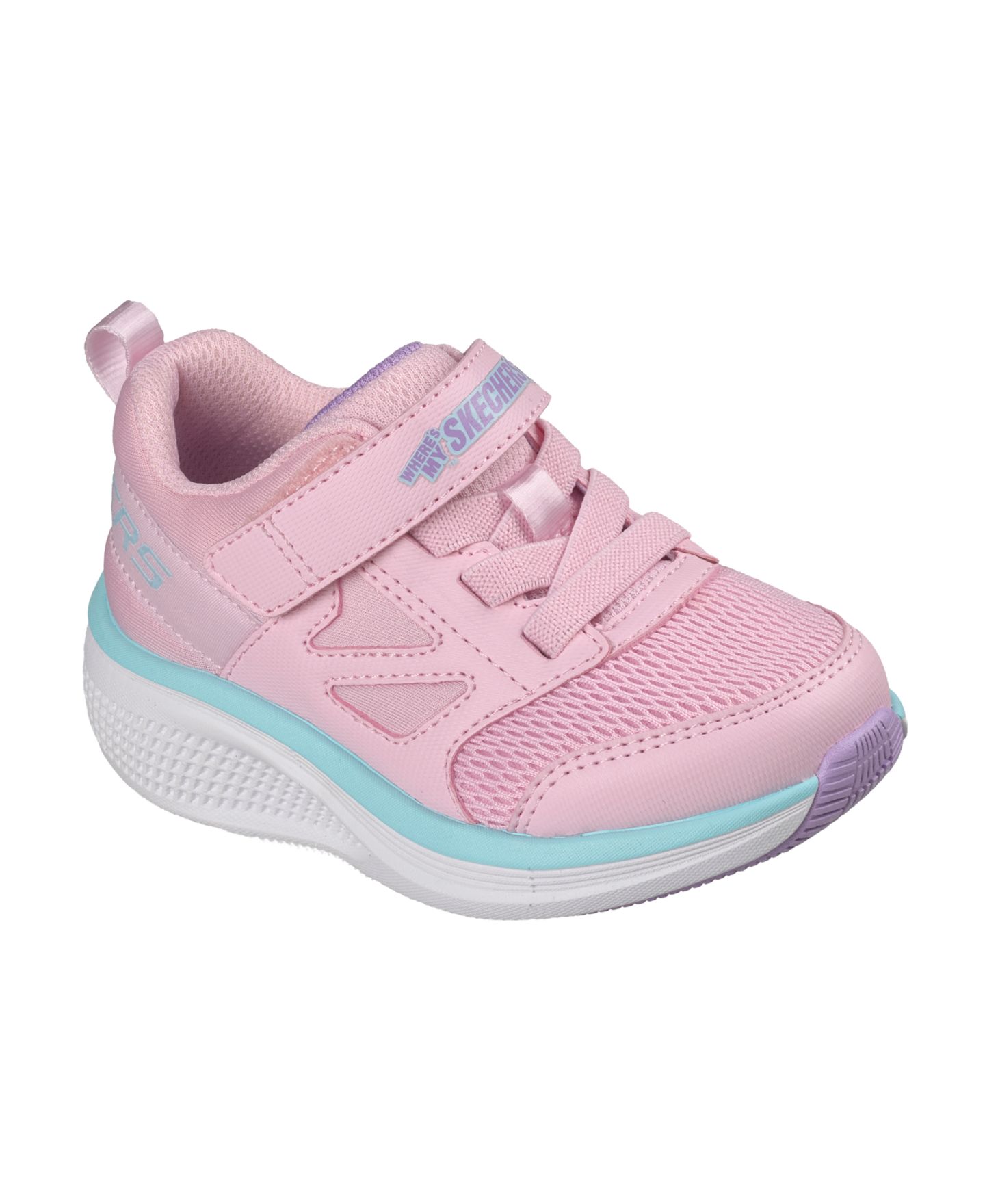 Детские кроссовки-слипоны Skechers Go Run Elevate 2.0 для девочек, Finish Line, цвет: Светлый розовый — фото 1