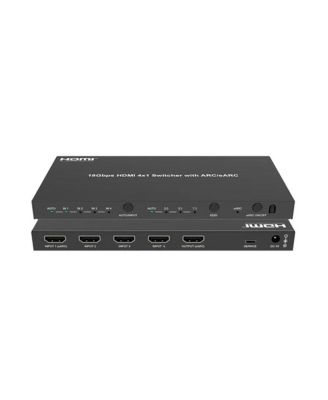 4x1 4K HDMI 18Gbps Switcher with ARC