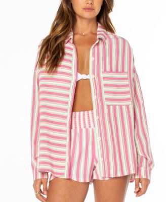 Women's Lets Get Away Striped Shirt