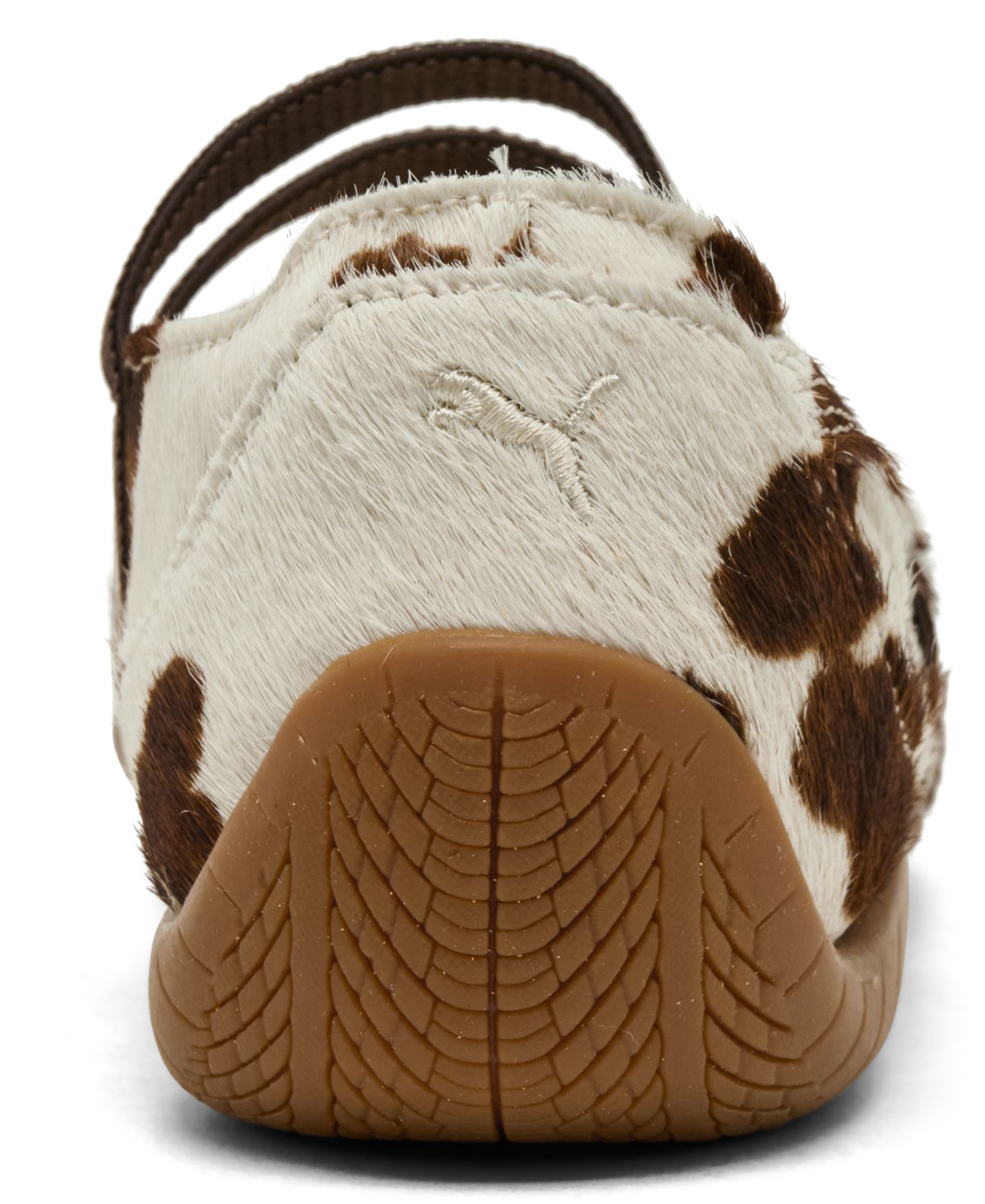 Обувь Puma Women's Speedcat Cow Print Ballet Shoes, цвет: Шоколадный / Белый — фото 4