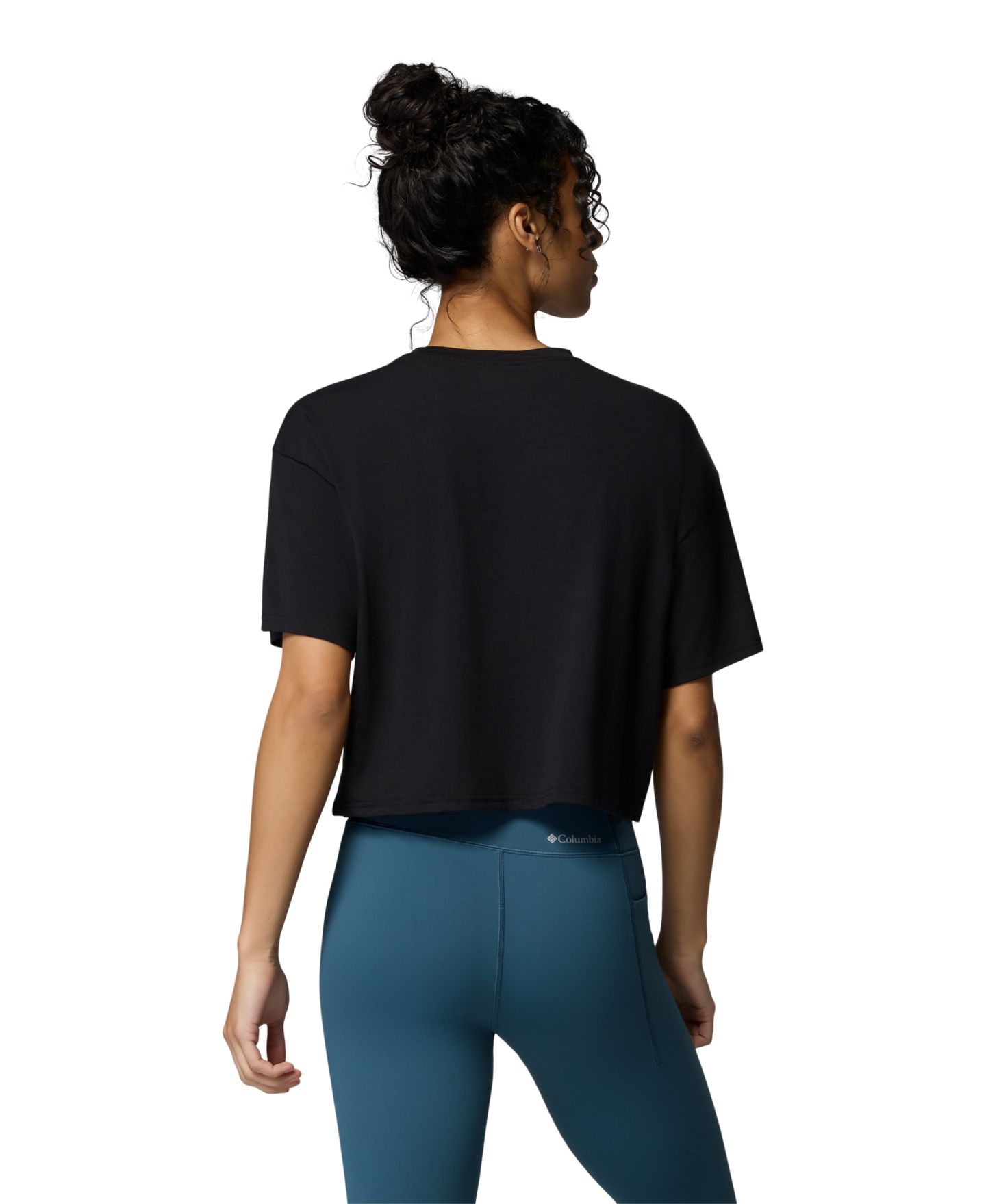 Женская футболка Columbia CSC™ Soft Stretch Shortie SS, цвет: Чёрный — фото 5