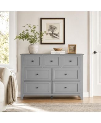 grey dresser canada Furniture of America Carissa Gray Dresser main image 1
