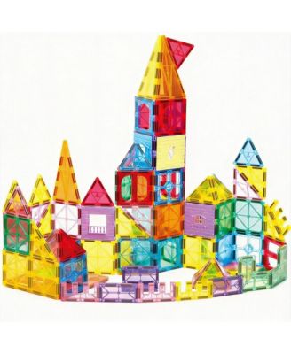 Magnetic Building Tiles Educational Stacking Blocks Construction STEM Toys