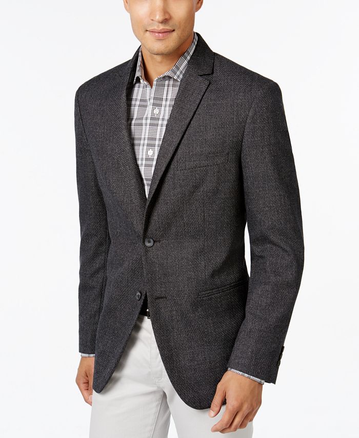 Alfani Men's SlimFit, Created for Macy's Textured Geo Sport Coat, Slim