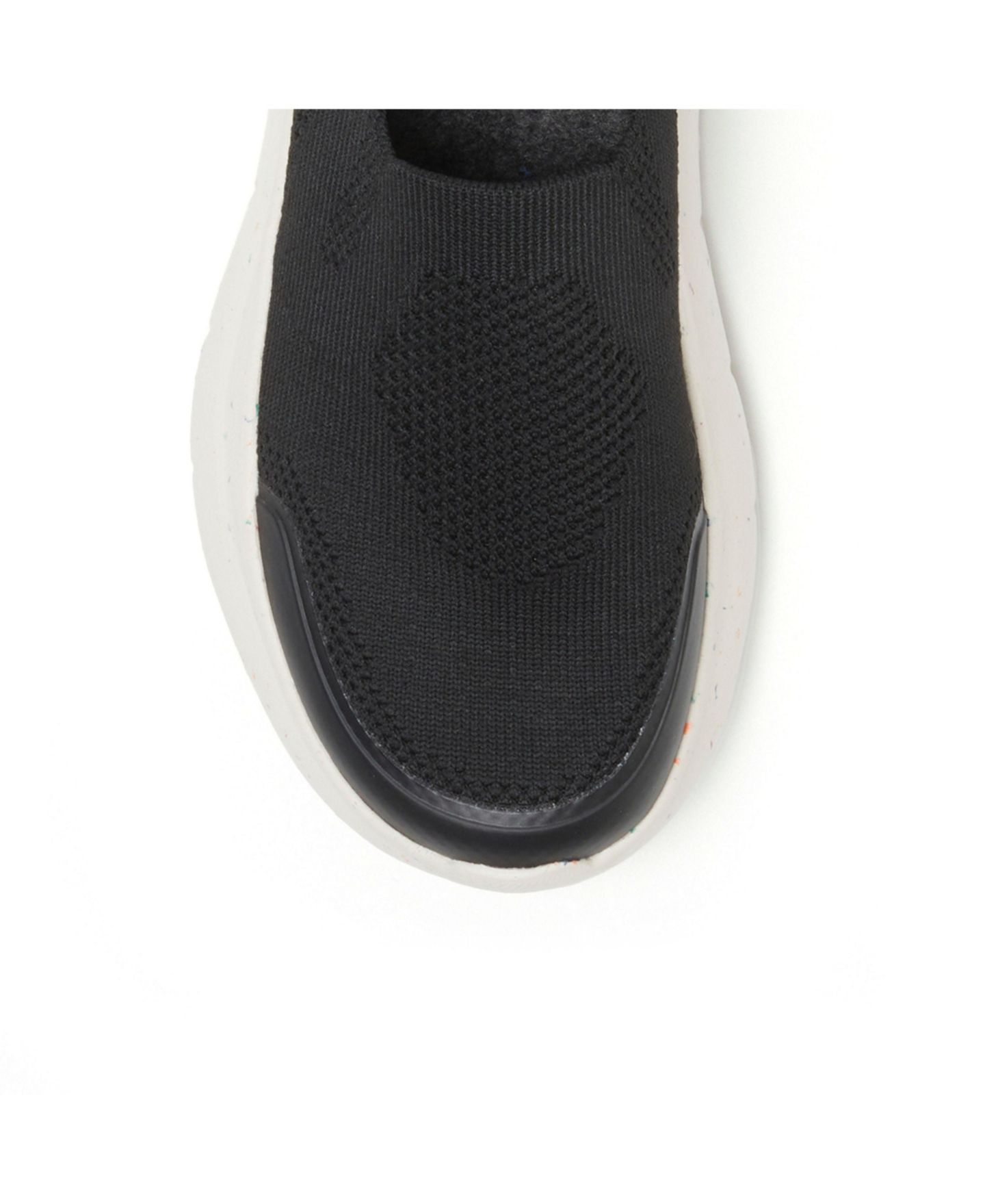 Женские кроссовки Dearfoams ReGrind Crimson Lightweight Slip-On, цвет: Чёрный — фото 8