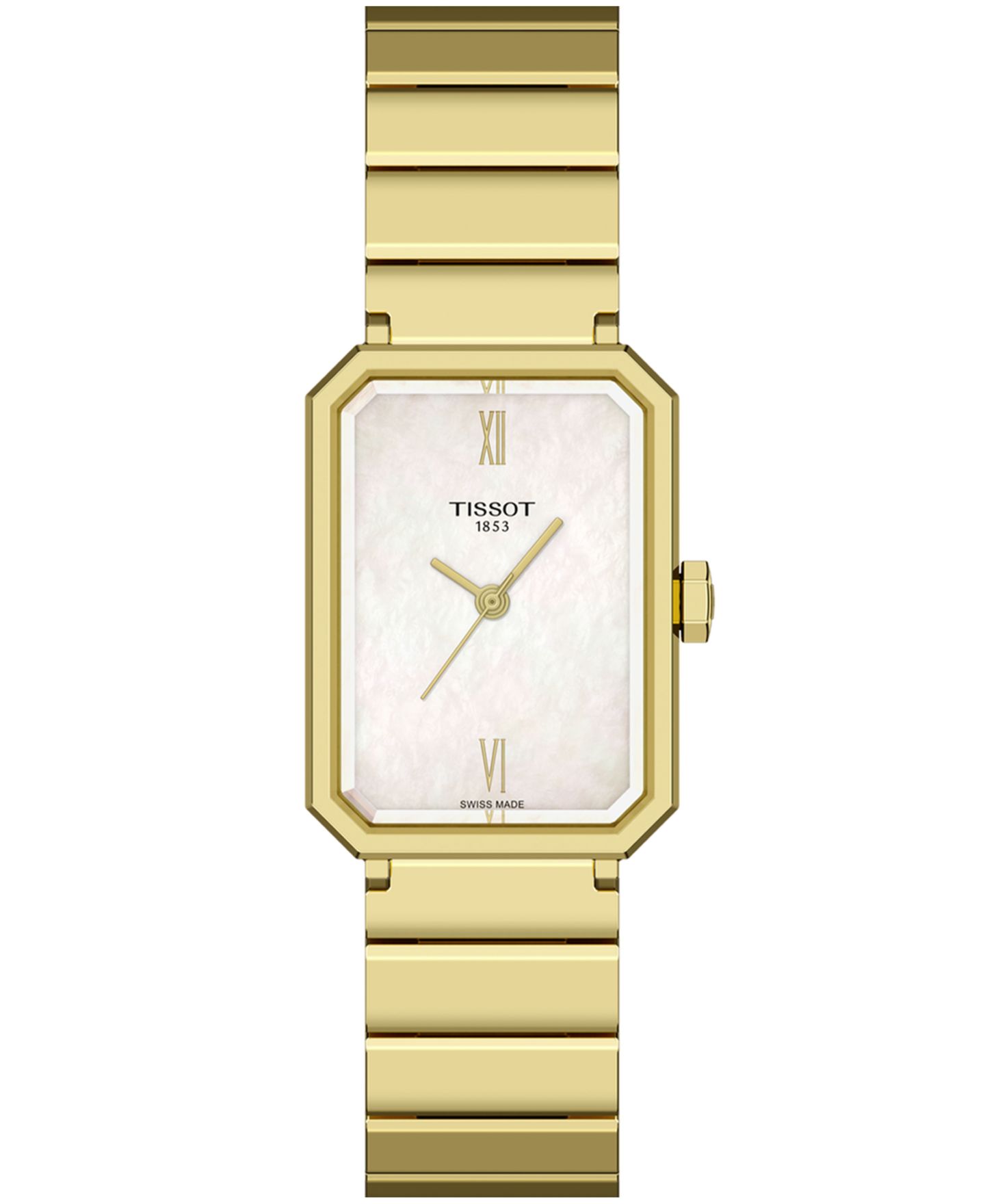 Женские часы Tissot Gold Tone Stainless Steel Watch, 21.80mm — фото 1