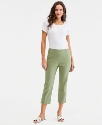 Women's Pull-On Capri Tummy-Control Pants