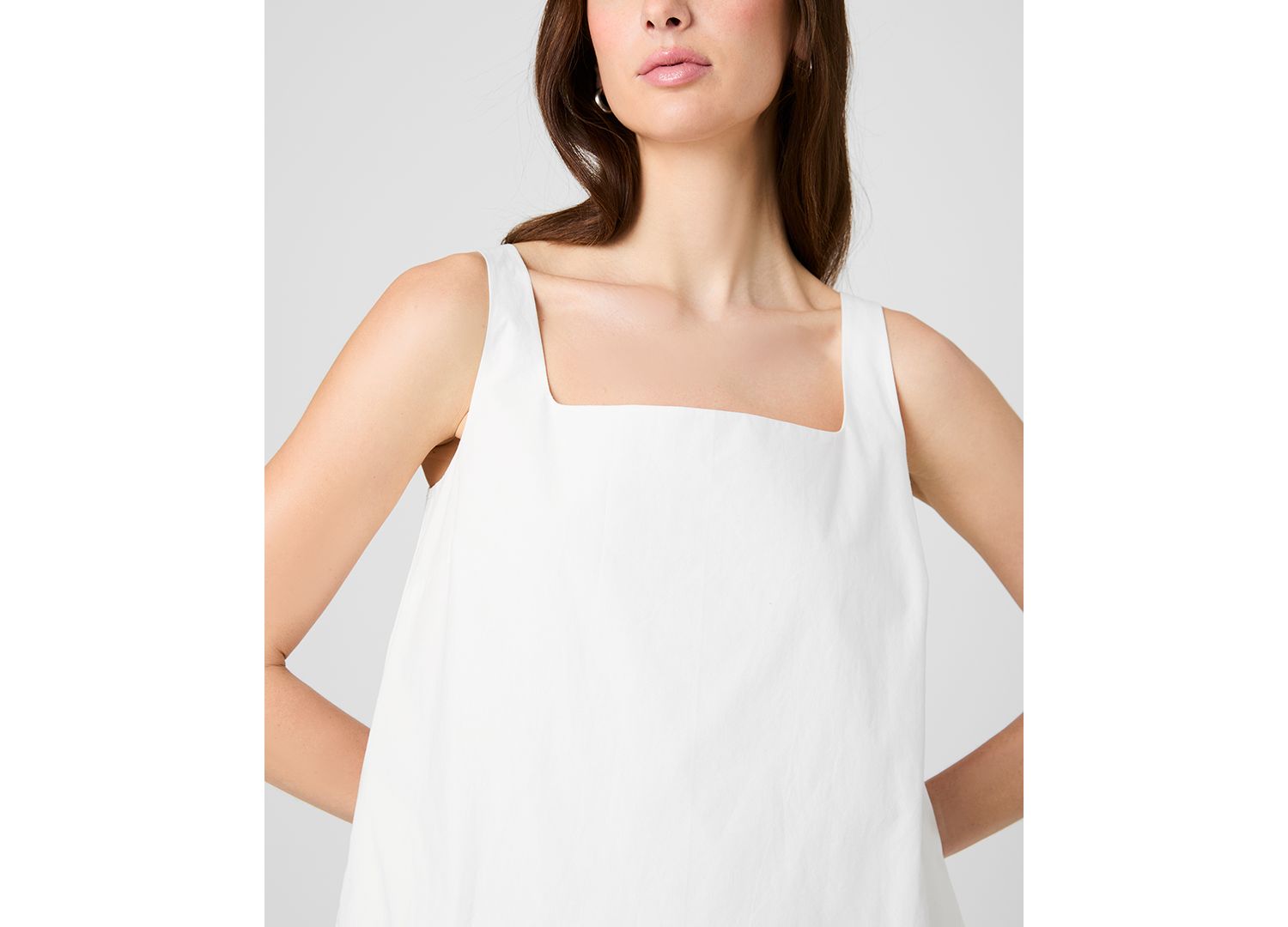 Women's Sleeveless Cotton Mini Dress