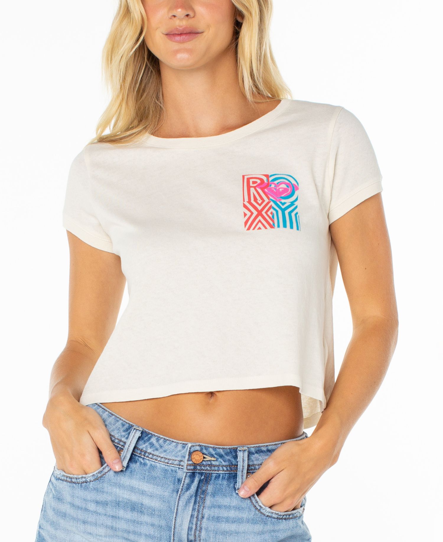 Women's Graphic Cotton Cropped T-Shirt
