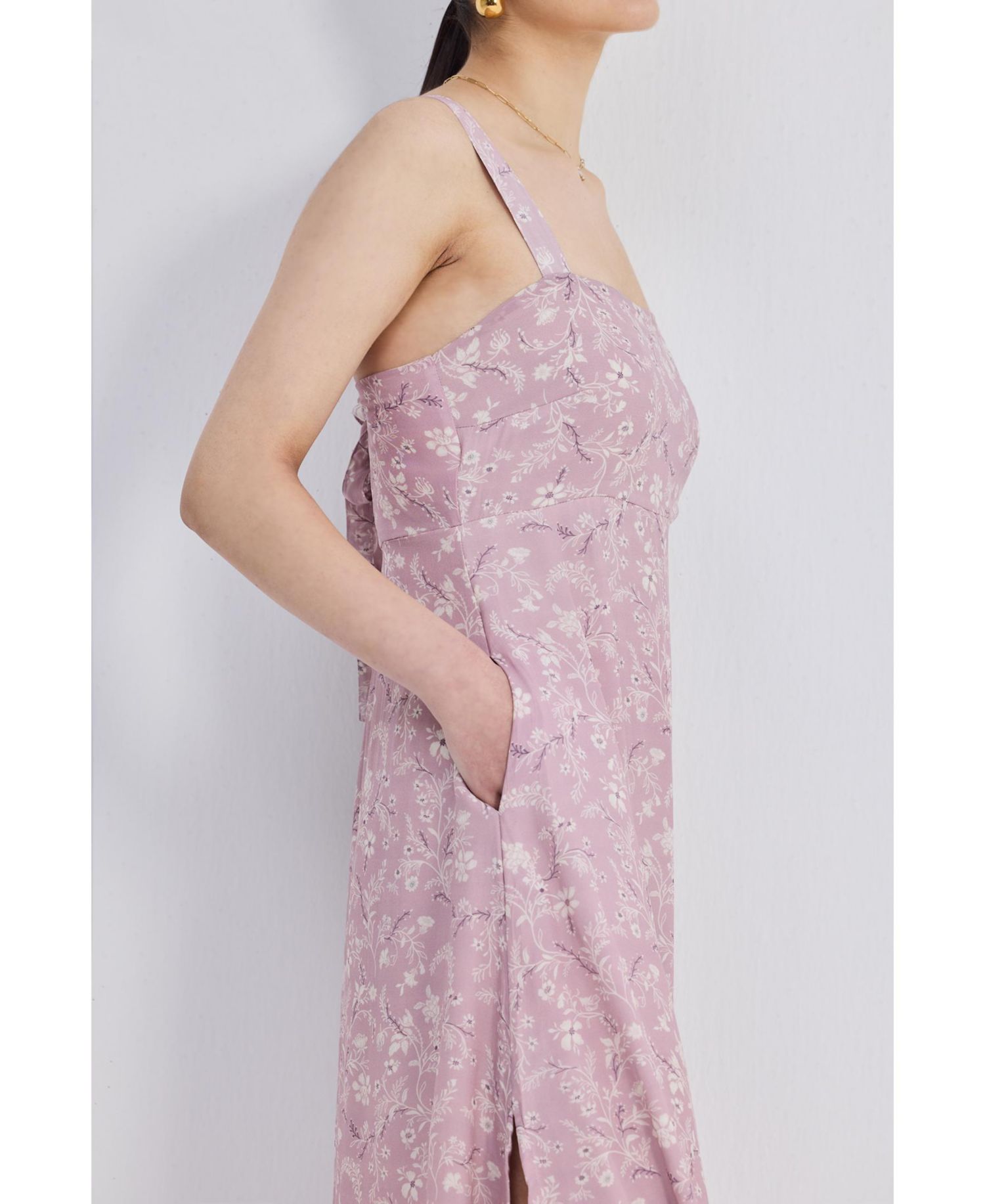 Women's Perfect Floral Maxi with Tapered Straps