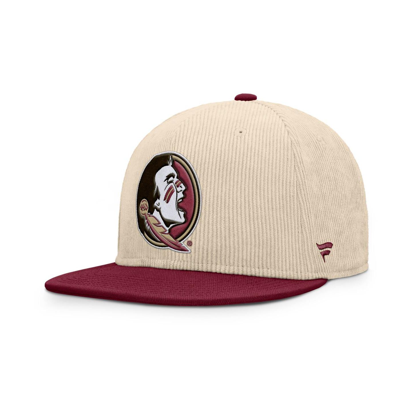 Мужская кепка Fanatics Tan Florida State Seminoles Catcher Snapback Hat — фото 1