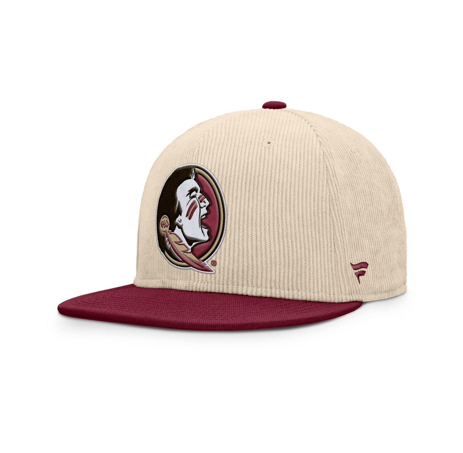 Men's Tan Florida State Seminoles Catcher Snapback Hat