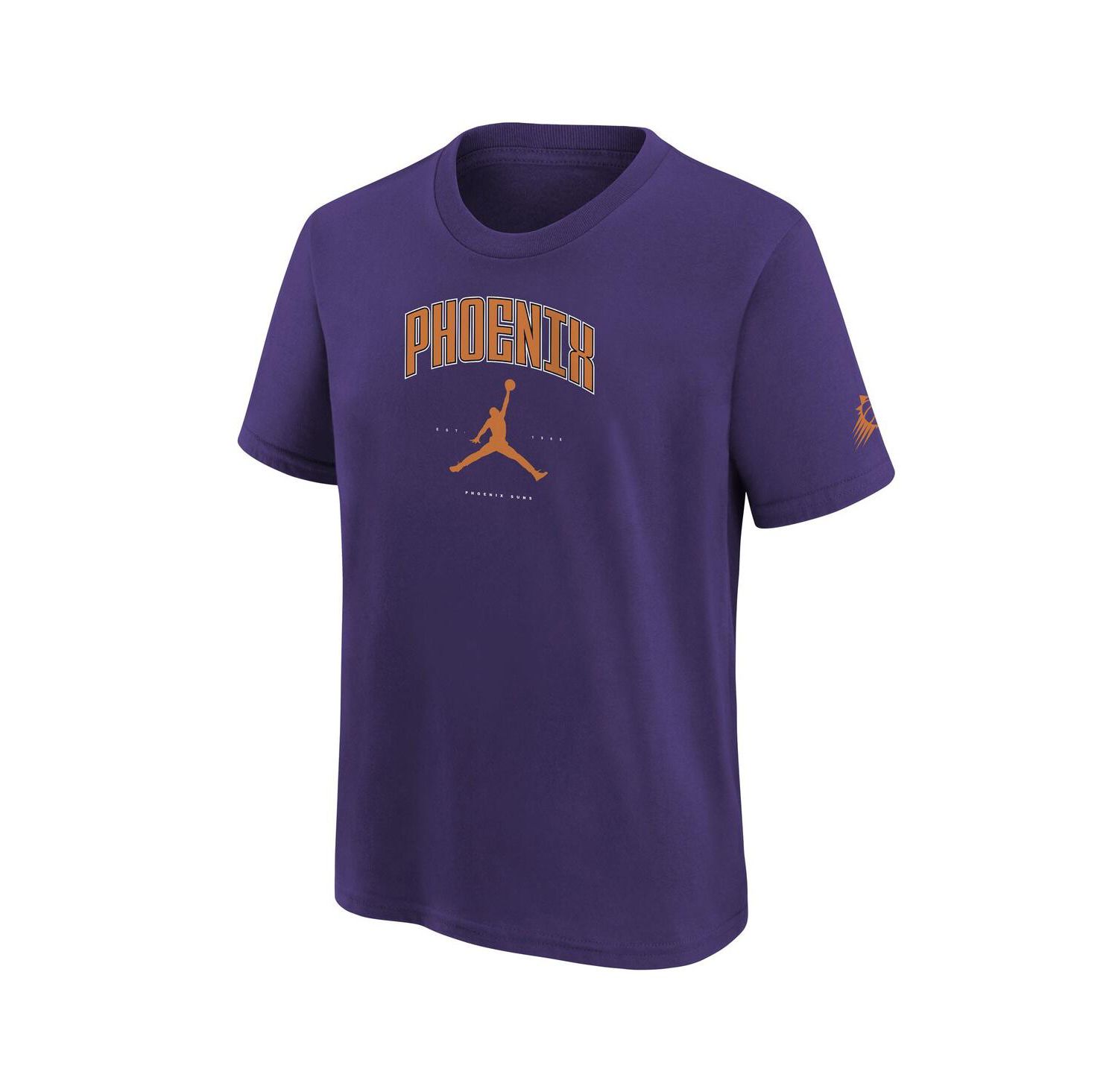 Big Boys and Girls Purple Phoenix Suns Essential Cities T-Shirt