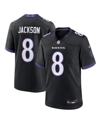 Men's Lamar Jackson Black Baltimore Ravens Alternate Game Jersey