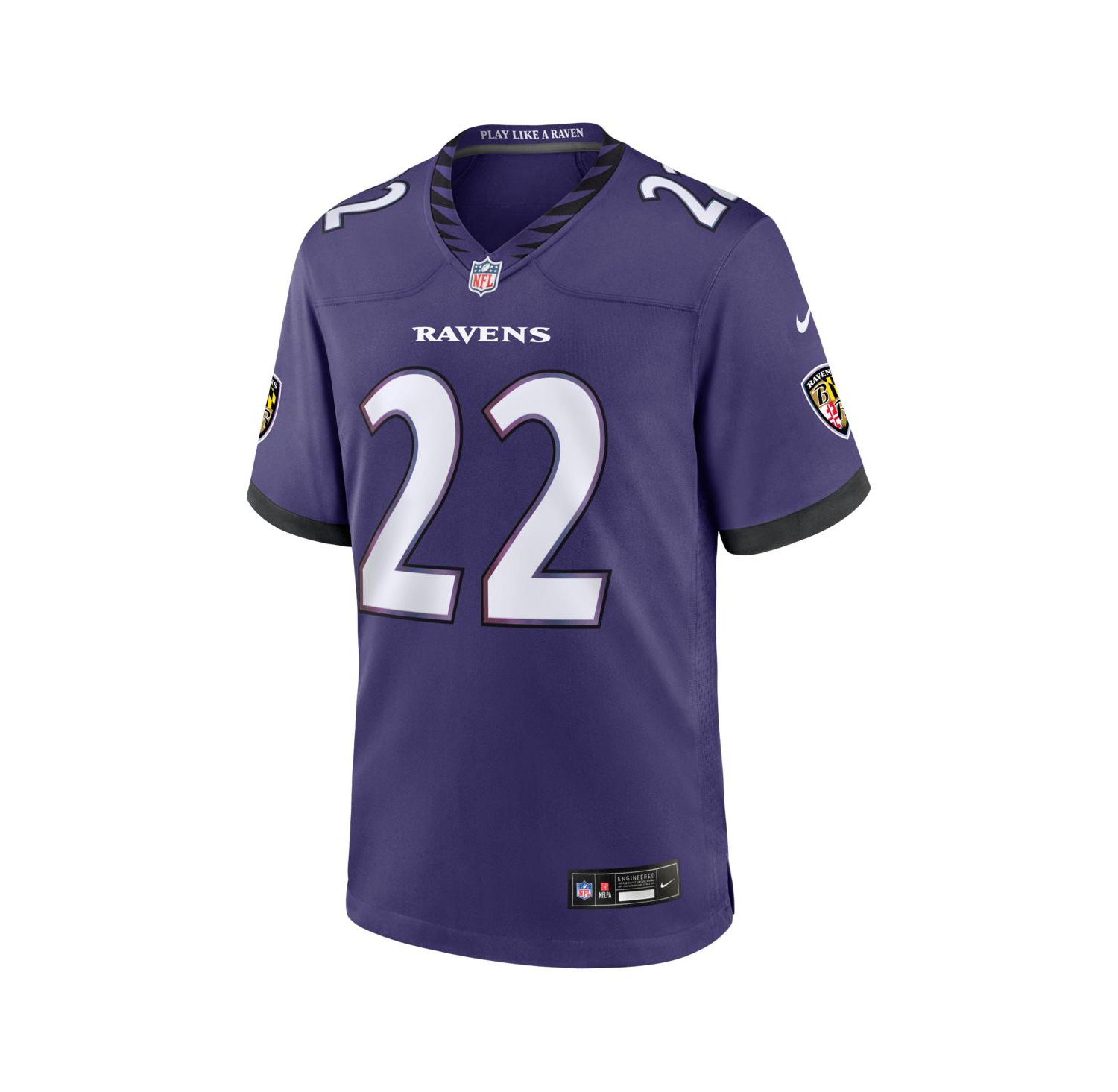 Men's Derrick Henry Purple Baltimore Ravens Team Game Jersey