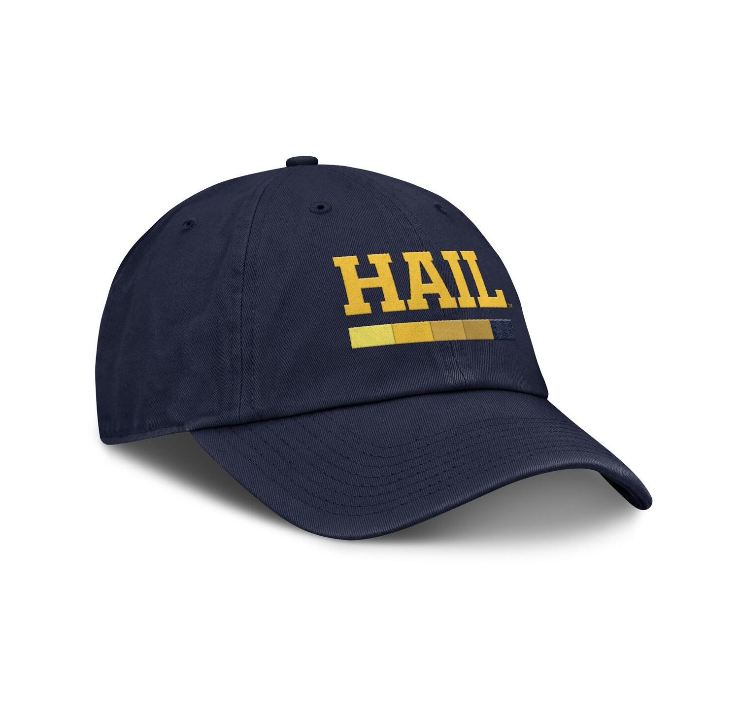 Men's Navy Michigan Wolverines Club Campus Adjustable Hat