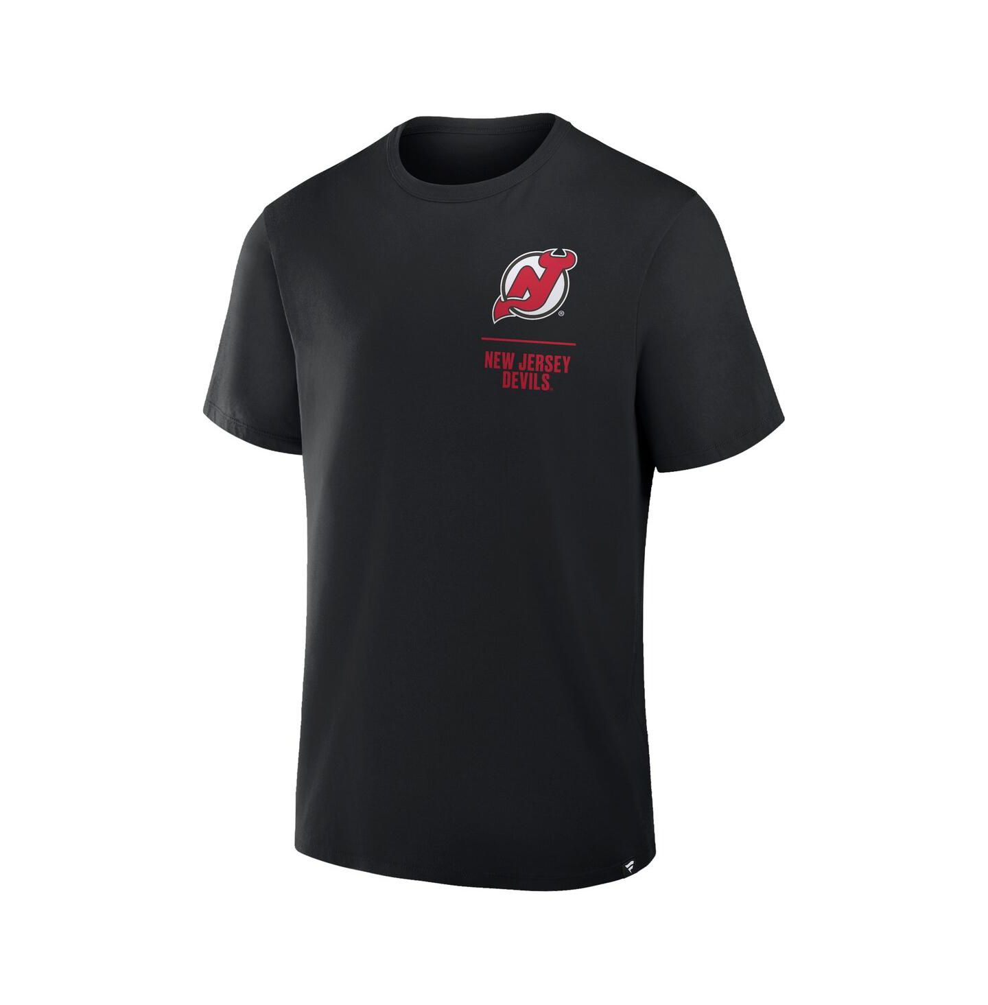 Мужская футболка Fanatics Black New Jersey Devils Crash The Net Legacy — фото 1