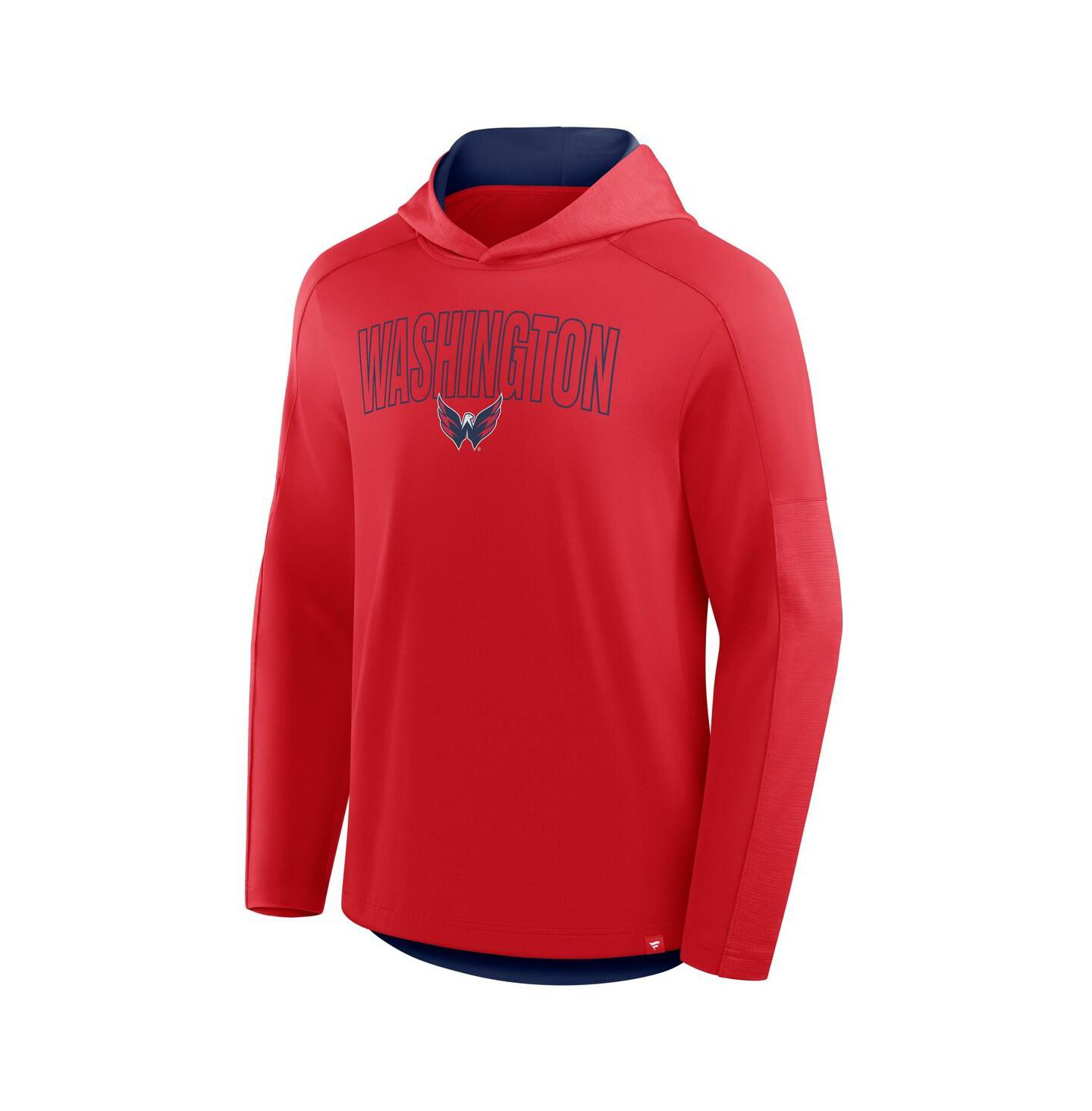 Мужское худи Fanatics Red Washington Capitals Penalty Shot Long Sleeve T-Shirt — фото 1