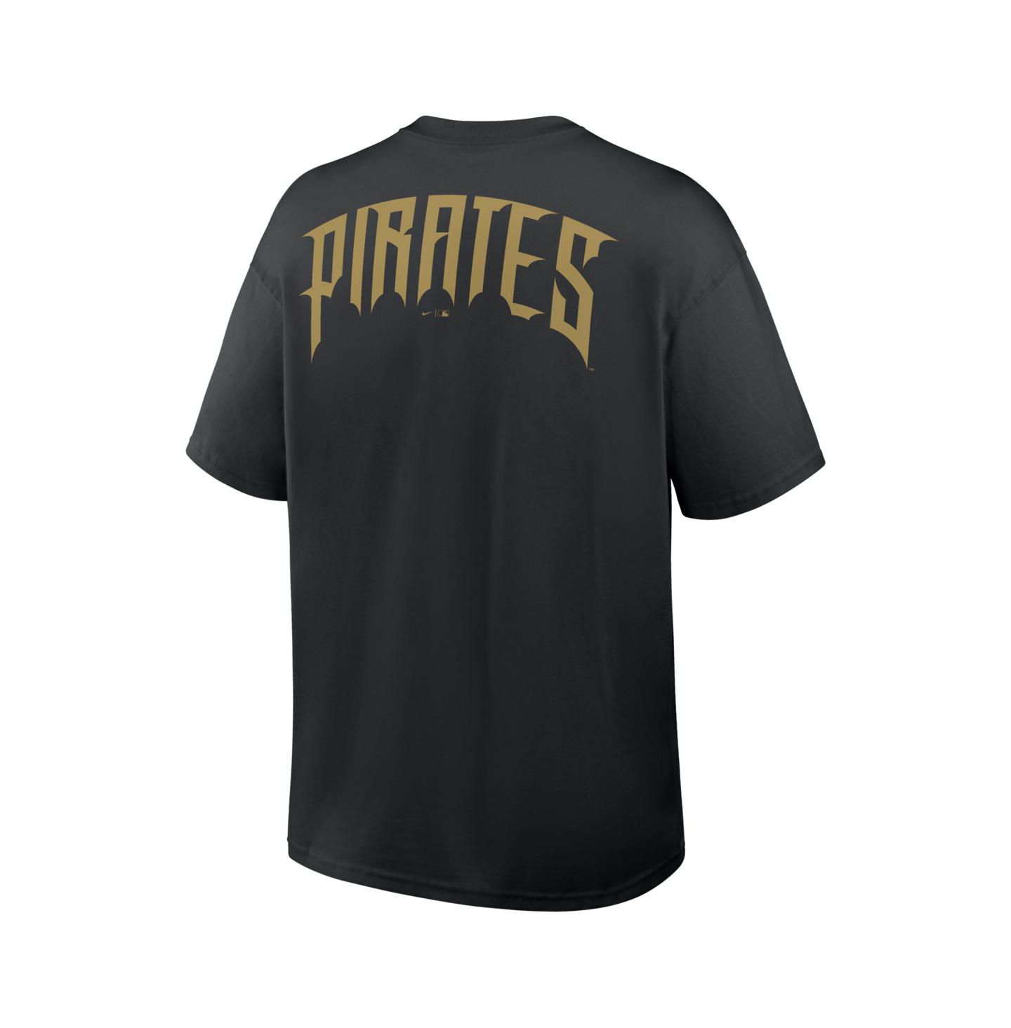 Мужская футболка Nike Black Pittsburgh Pirates City Connect Max90 Pocket — фото 3