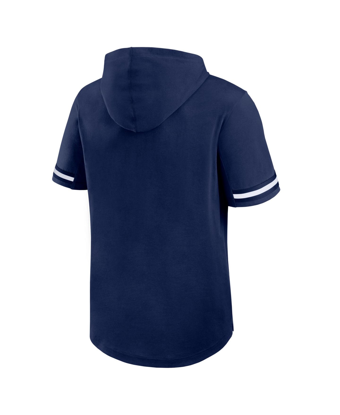 Мужская футболка Fanatics Navy New York Yankees Optimal Play Hooded — фото 2