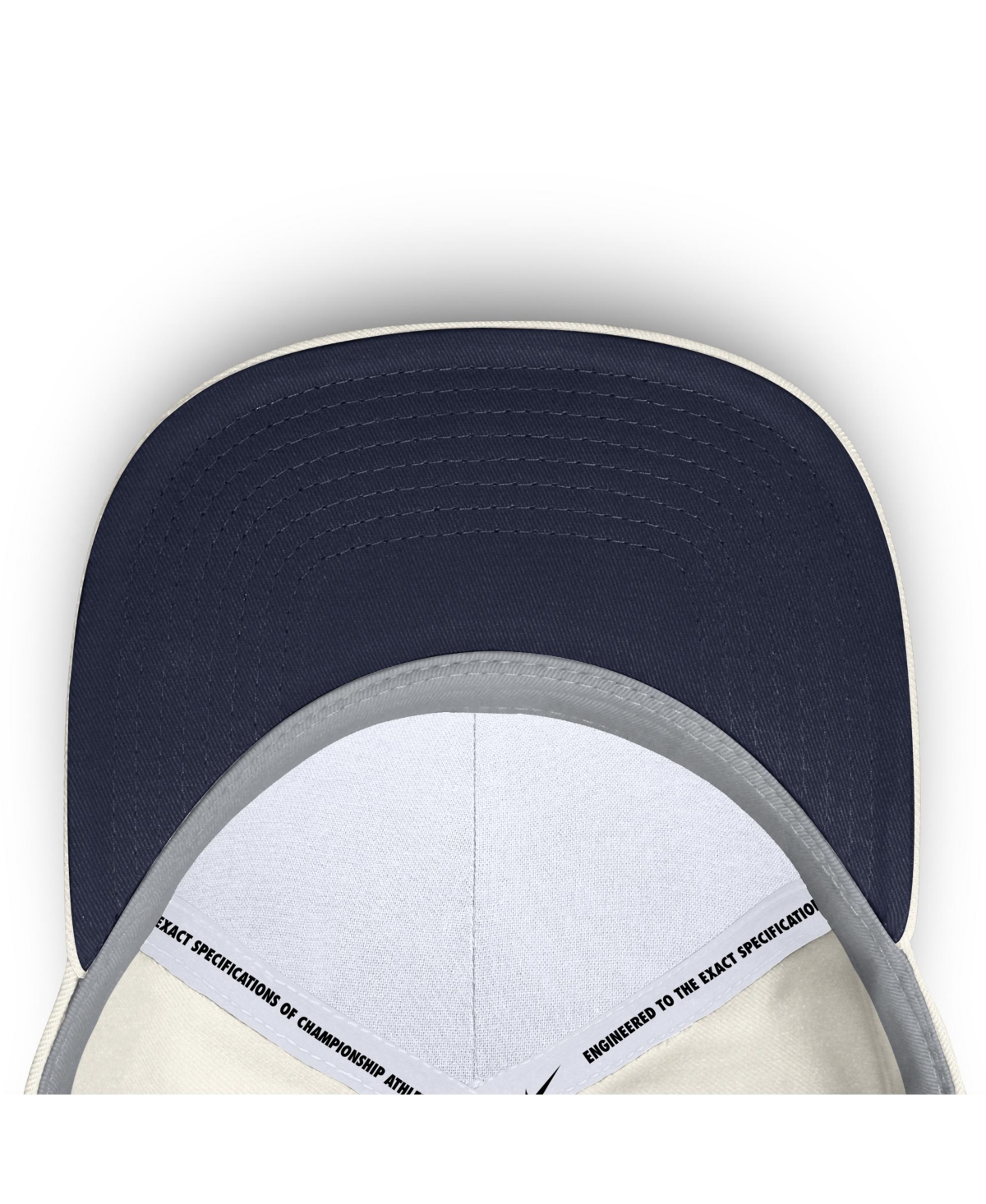 Nike Men's Cream San Diego Padres Cooperstown Rise Adjustable Hat