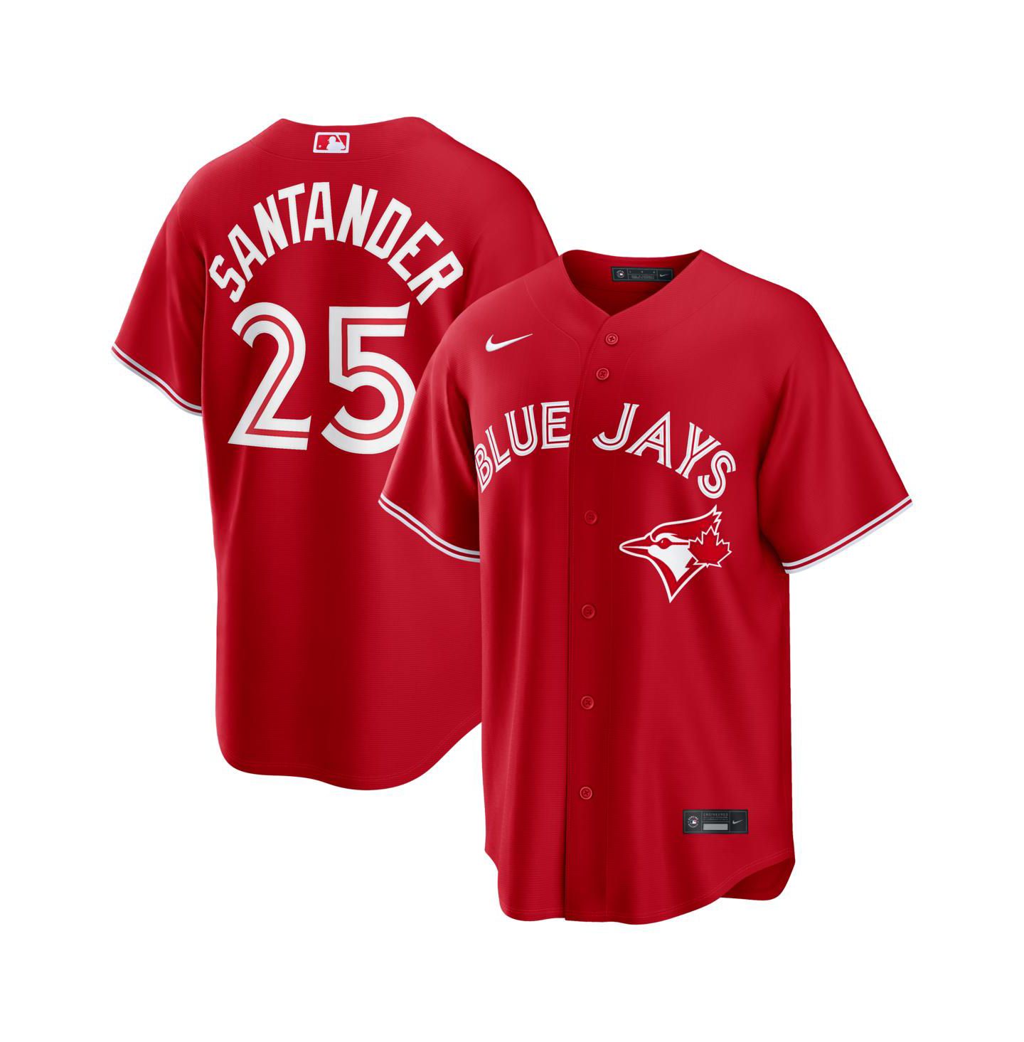 Мужской топ Nike Anthony Santander Red Toronto Blue Jays Canada Day Replica Jersey — фото 1