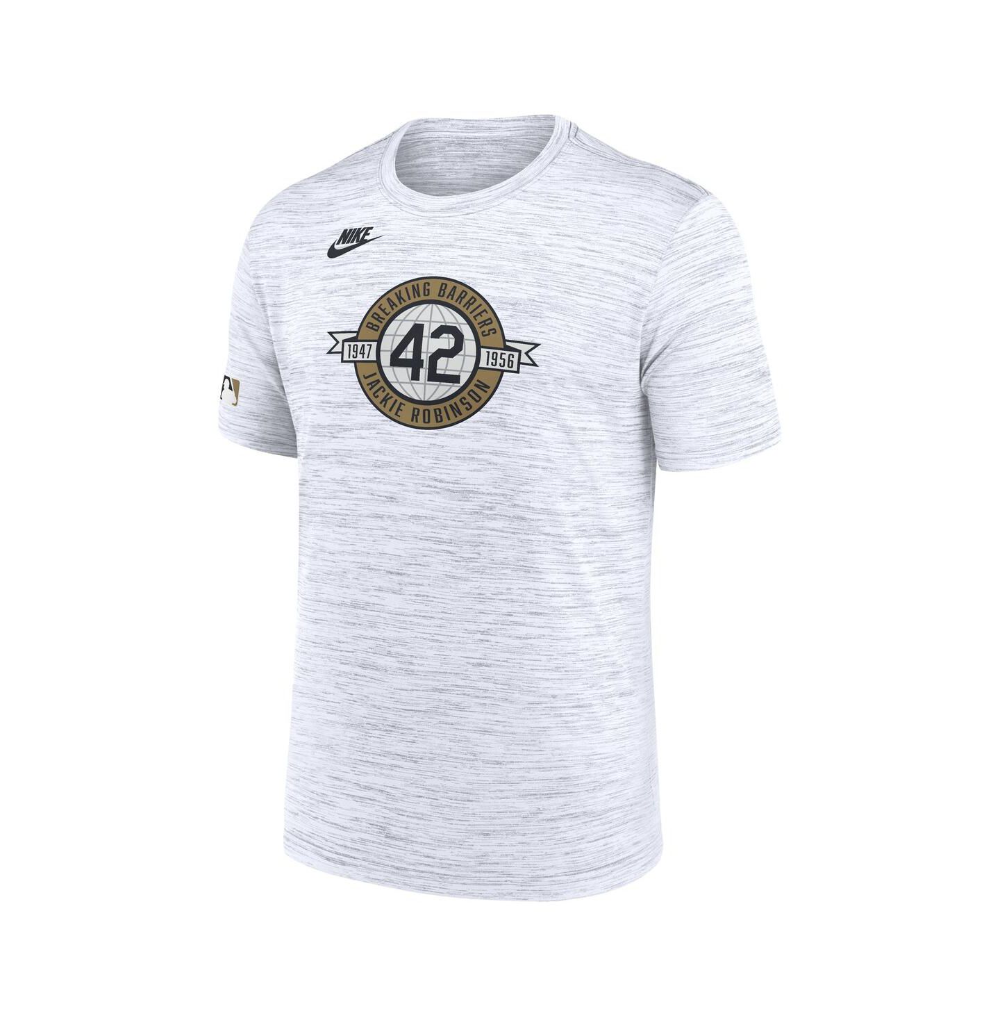 Мужская футболка Nike White Brooklyn Dodgers 2026 Jackie Robinson Day Velocity Dri-FIT — фото 2