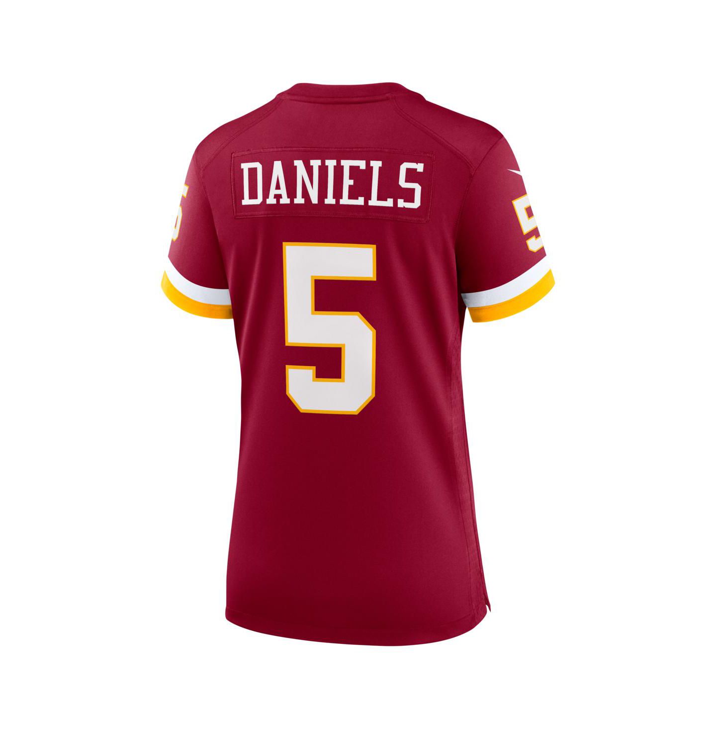 Женский топ Nike Jayden Daniels Burgundy Washington Commanders Game Jersey — фото 3