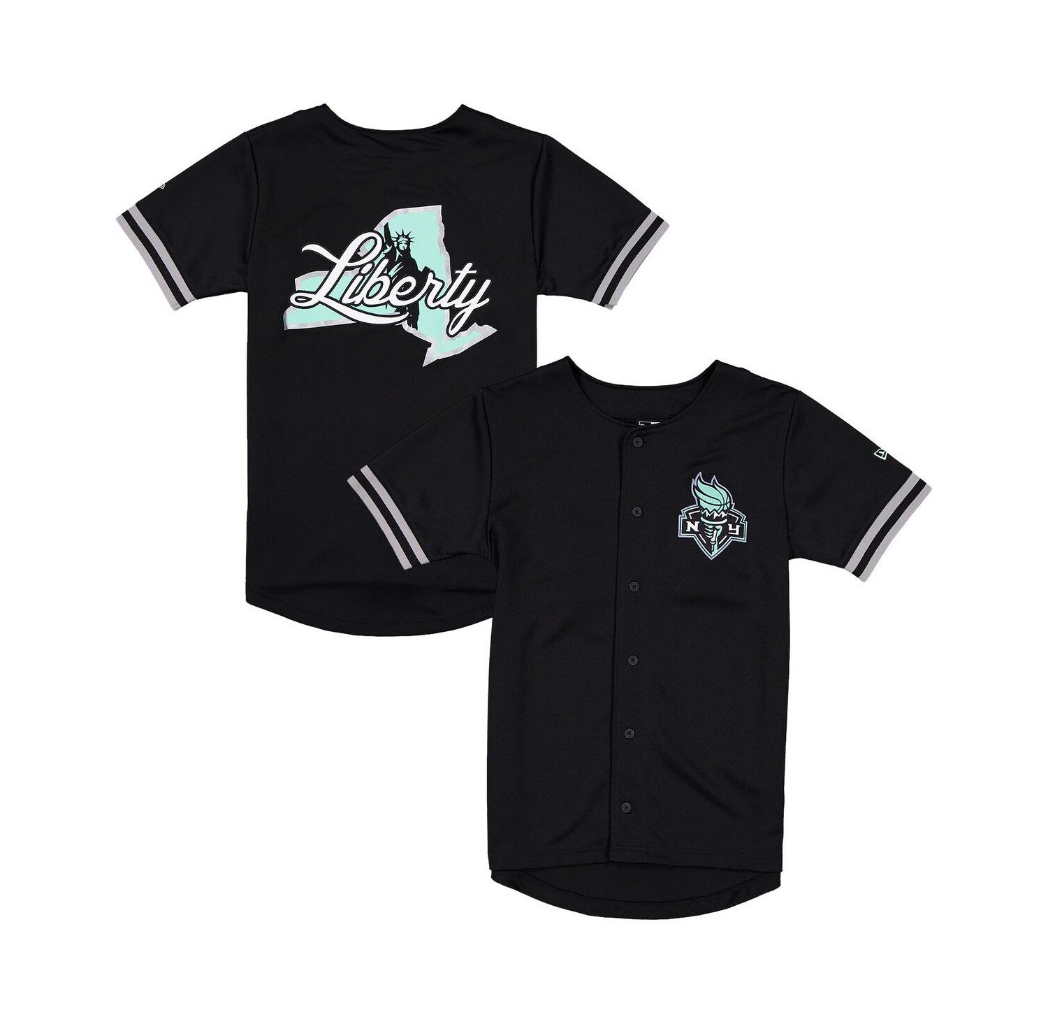 Men's Black New York Liberty 2026 WNBA Draft Hometown Baseball Jersey