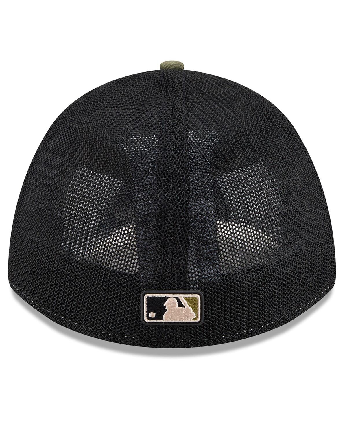 New Era Men's Olive Seattle Mariners 2026 Armed Forces Day 39THIRTY M-Crown Flex Hat