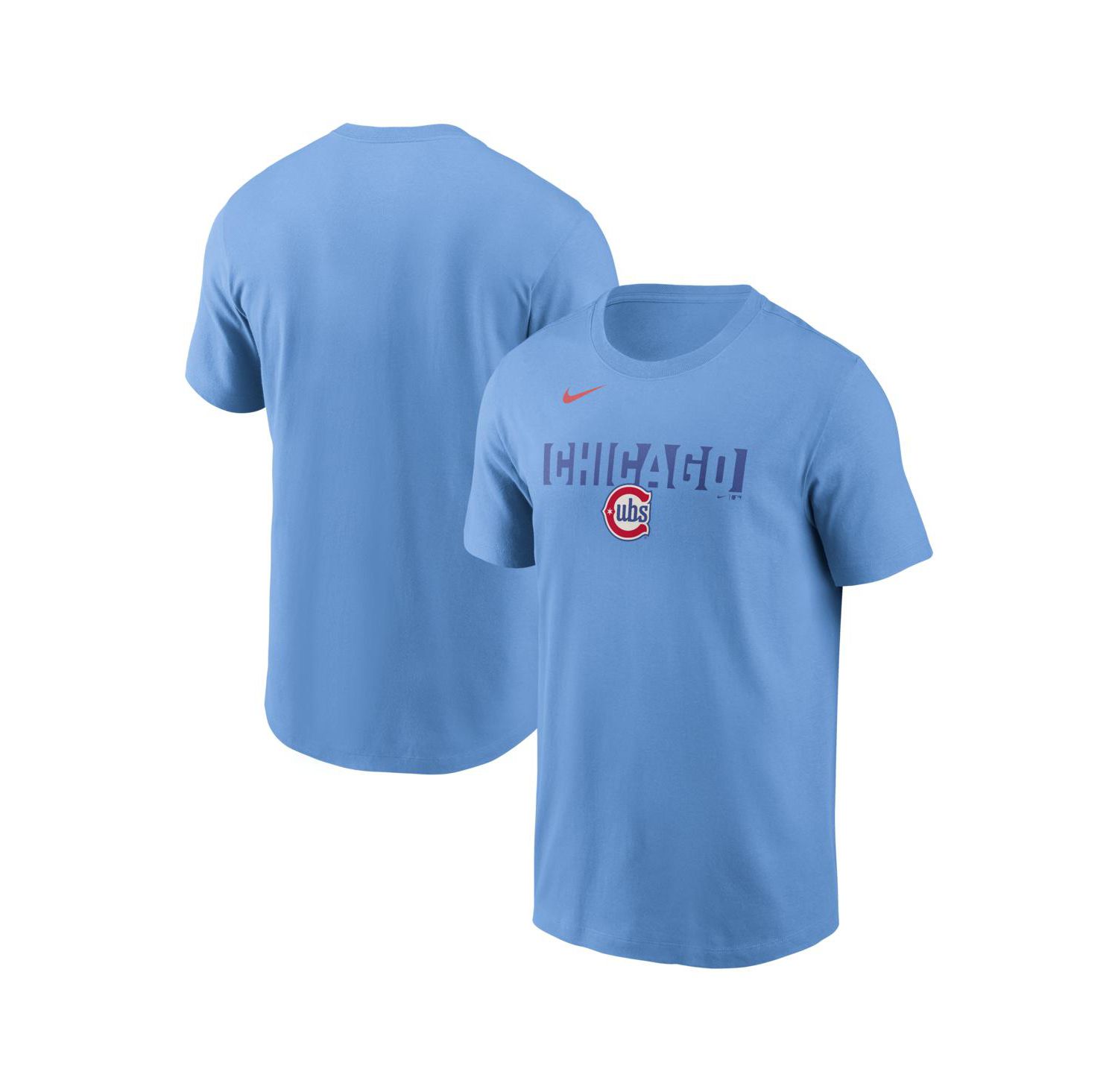 Men's Light Blue Chicago Cubs Alternate T-Shirt