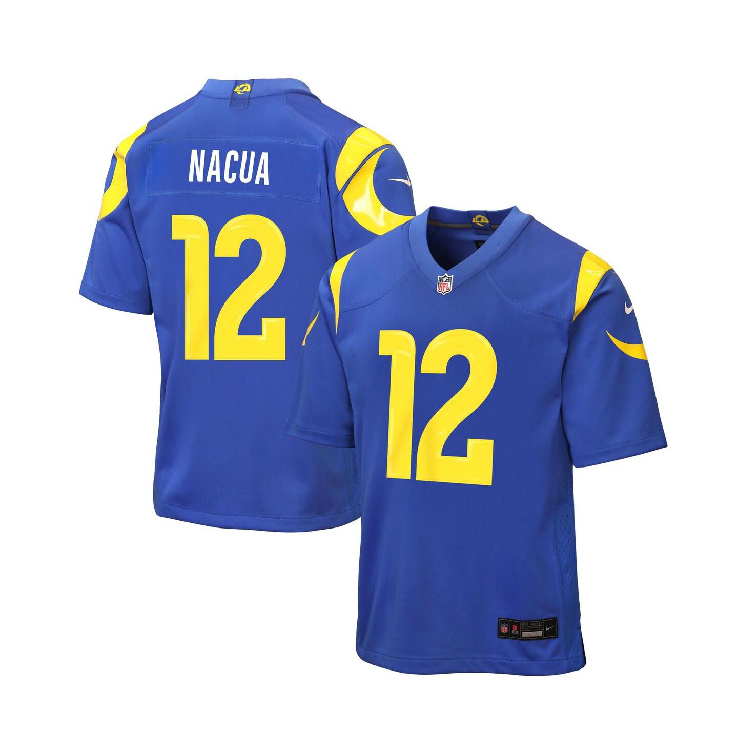 Детское джерси Nike Puka Nacua Los Angeles Rams Game, Royal — фото 1