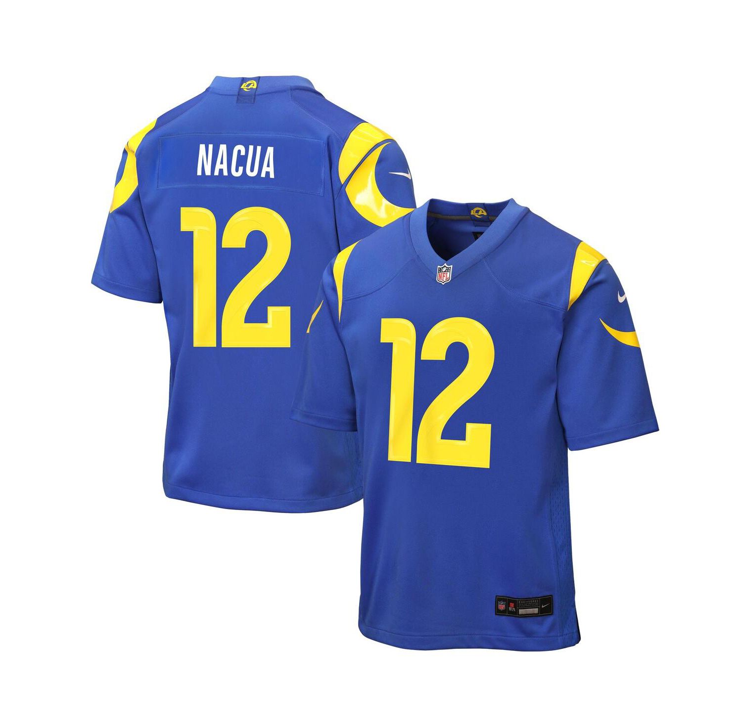 Big Boys and Girls Puka Nacua Royal Los Angeles Rams Game Jersey