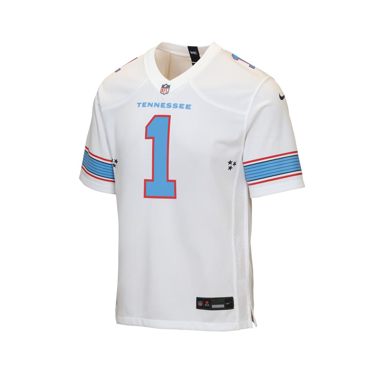 Big Boys and Girls Cameron Ward White Tennessee Titans Game Jersey