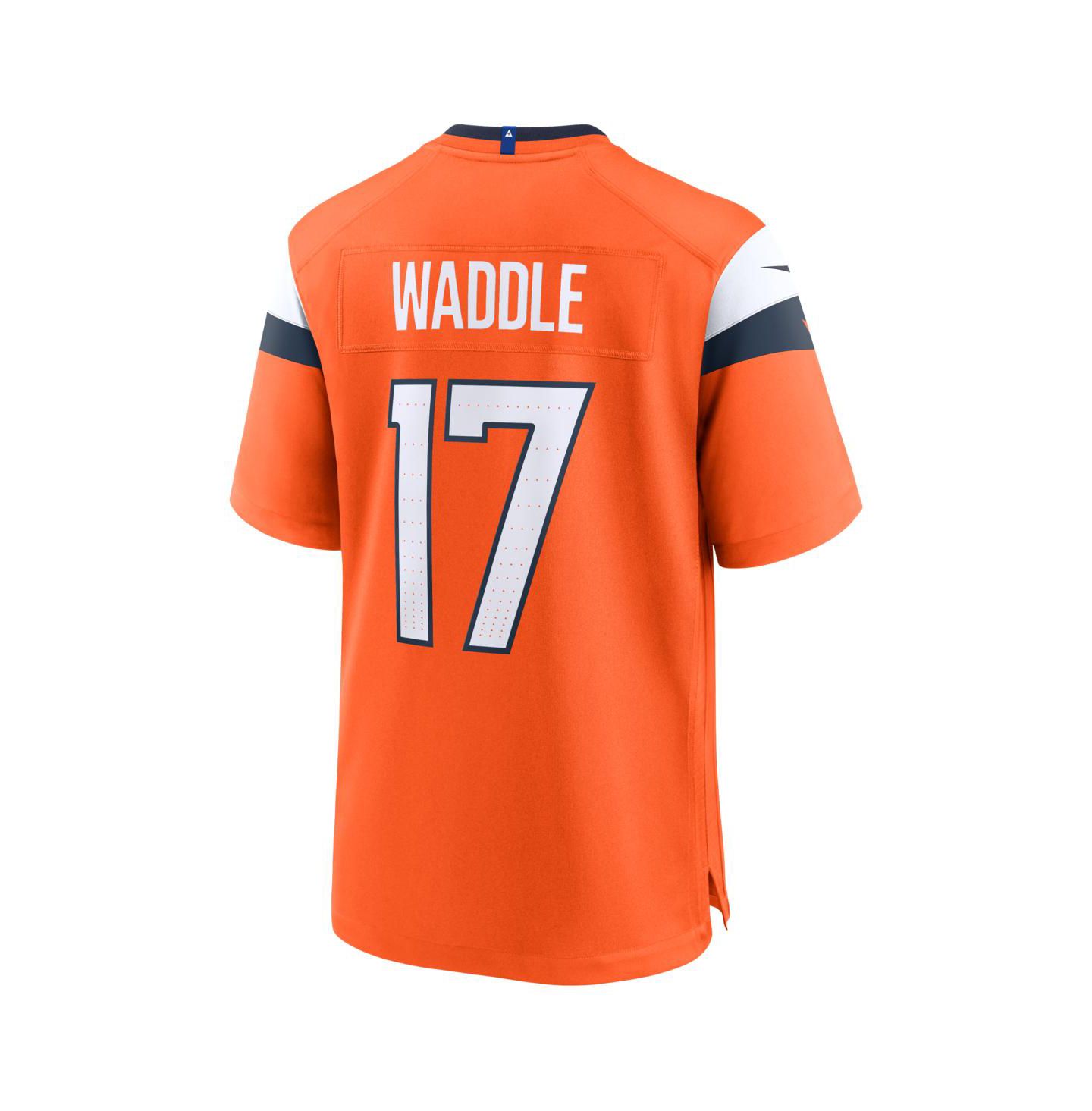 Мужской топ Nike Jaylen Waddle Orange Denver Broncos Game Jersey — фото 3