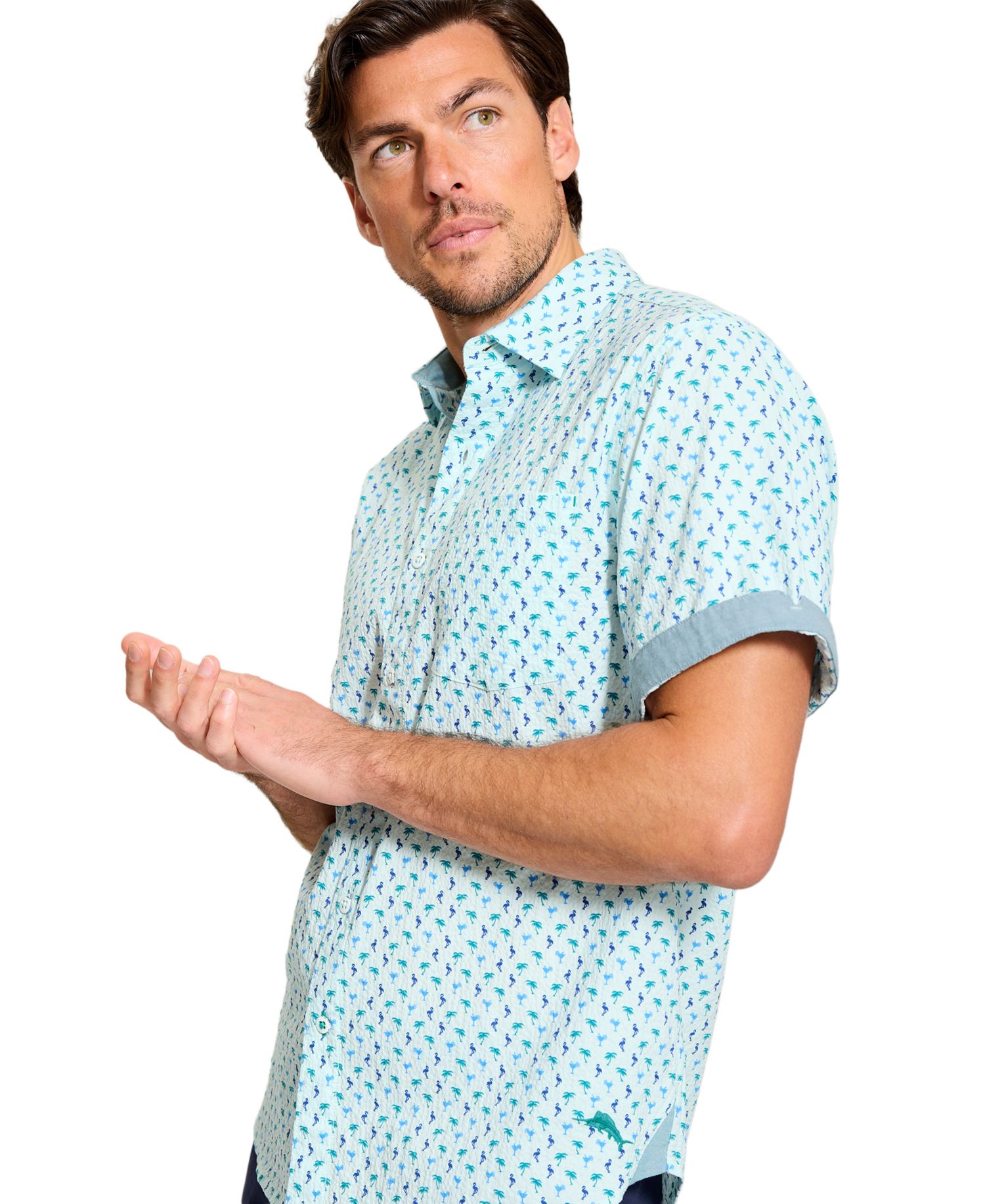 Men's Nova Wave Flock Short-Sleeve Shirt