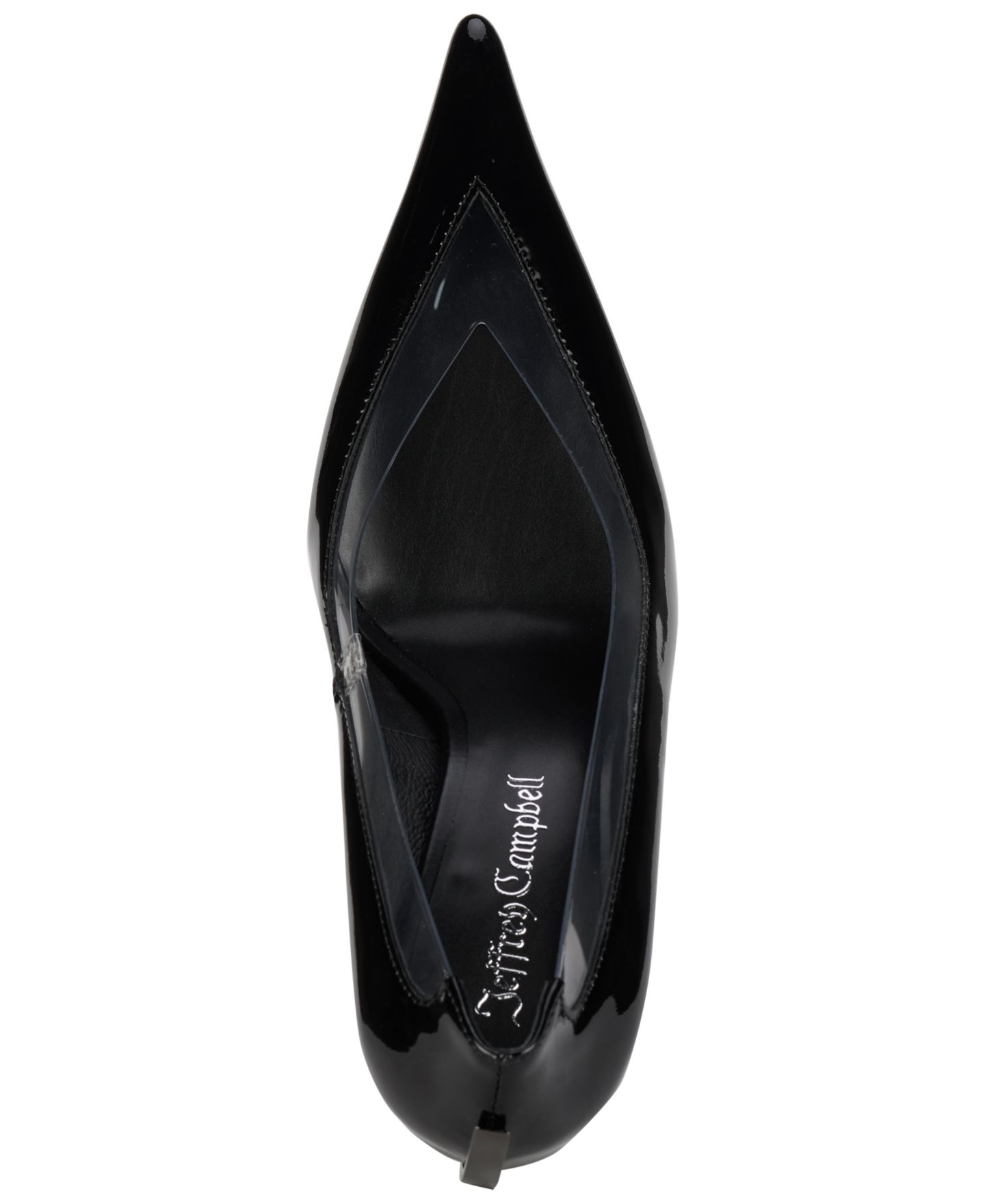 Женские туфли Jeffrey Campbell Miss-Vixen Pointed Toe Pumps, цвет: Чёрный лаковый — фото 4
