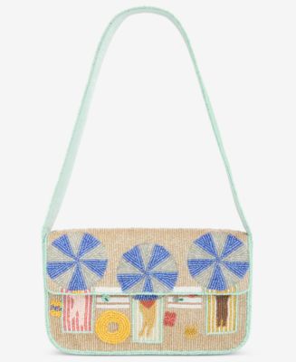 On 34th Hand Beaded Shoulder Bag, Exclusively at Macy's - Macy's