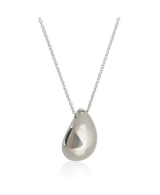 Pre-Owned Tiffany Co Sterling Silver Elsa Peretti Teardrop Pendant - Sterling silver 875$