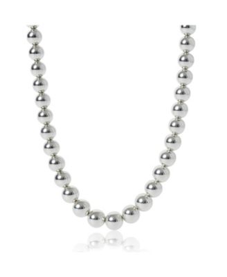 Pre-Owned Tiffany & Co Sterling Silver HardWear Graduating Ball Necklace - Sterling silver