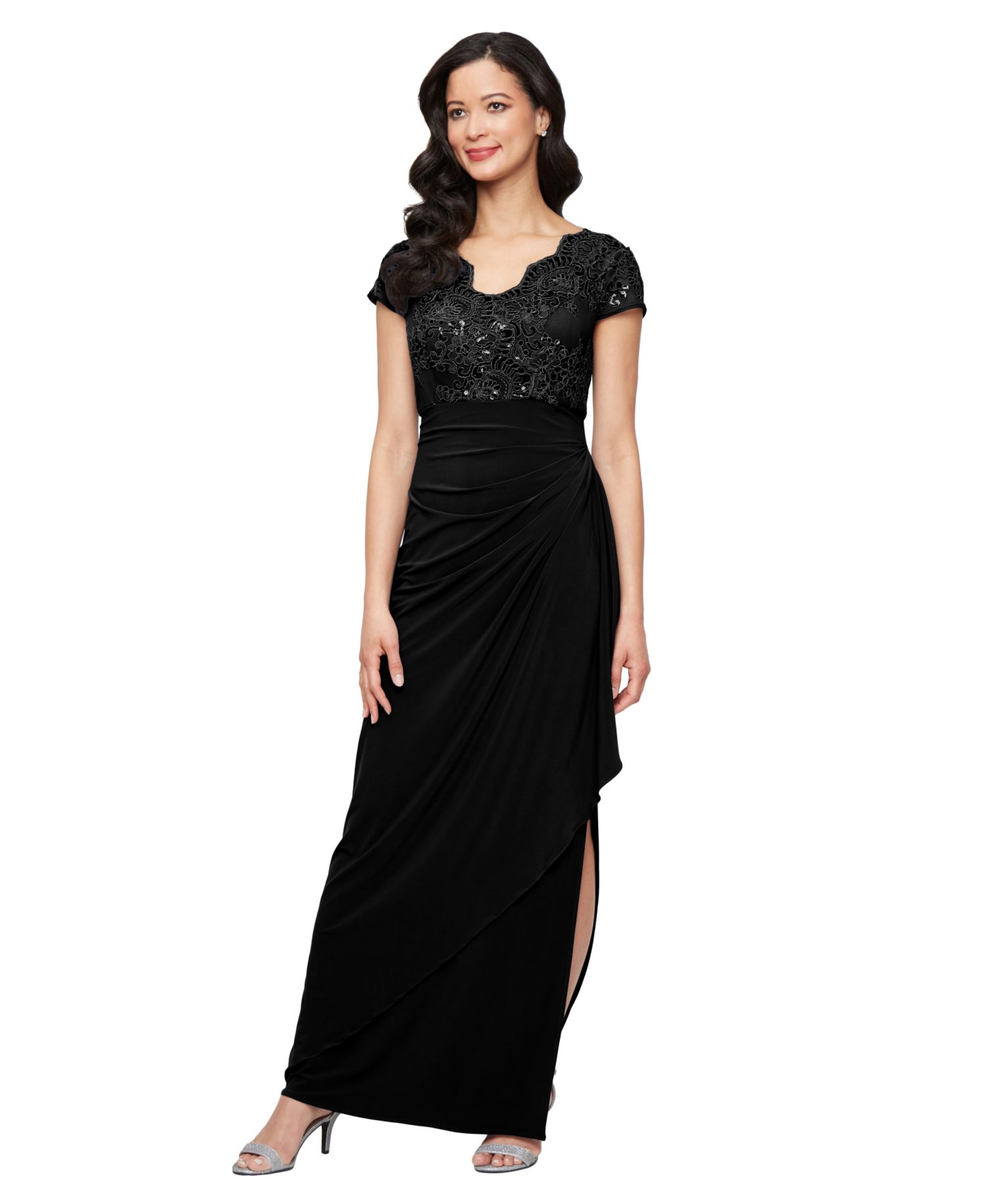 Women's V-Neck Empire Waist Dress