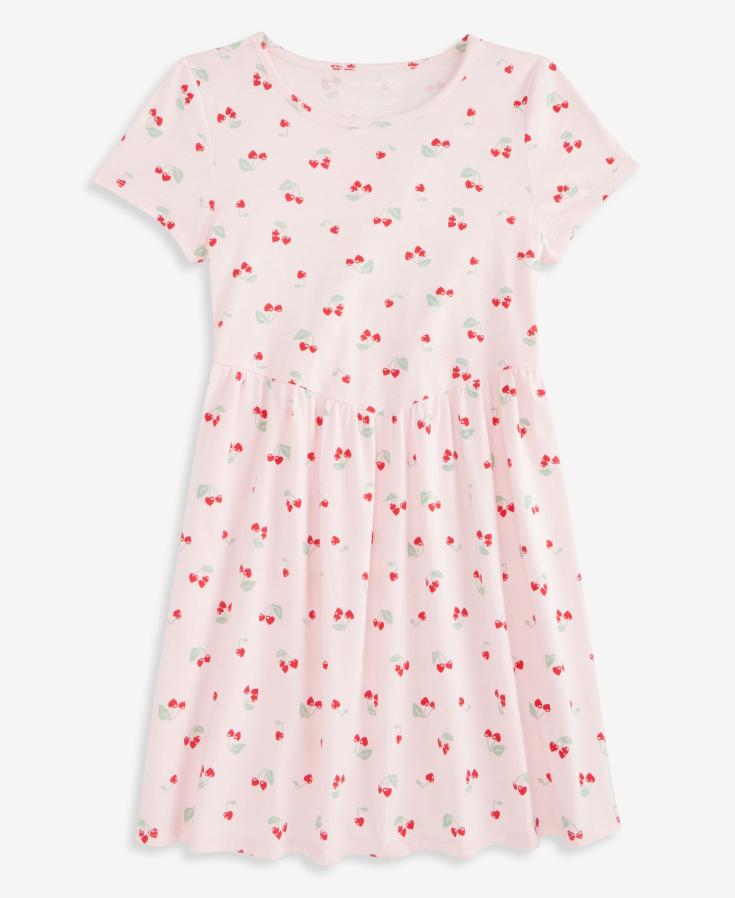 Платье Epic Threads Cherries-Print Cotton Dress для девочек, цвет: Розовый — фото 4